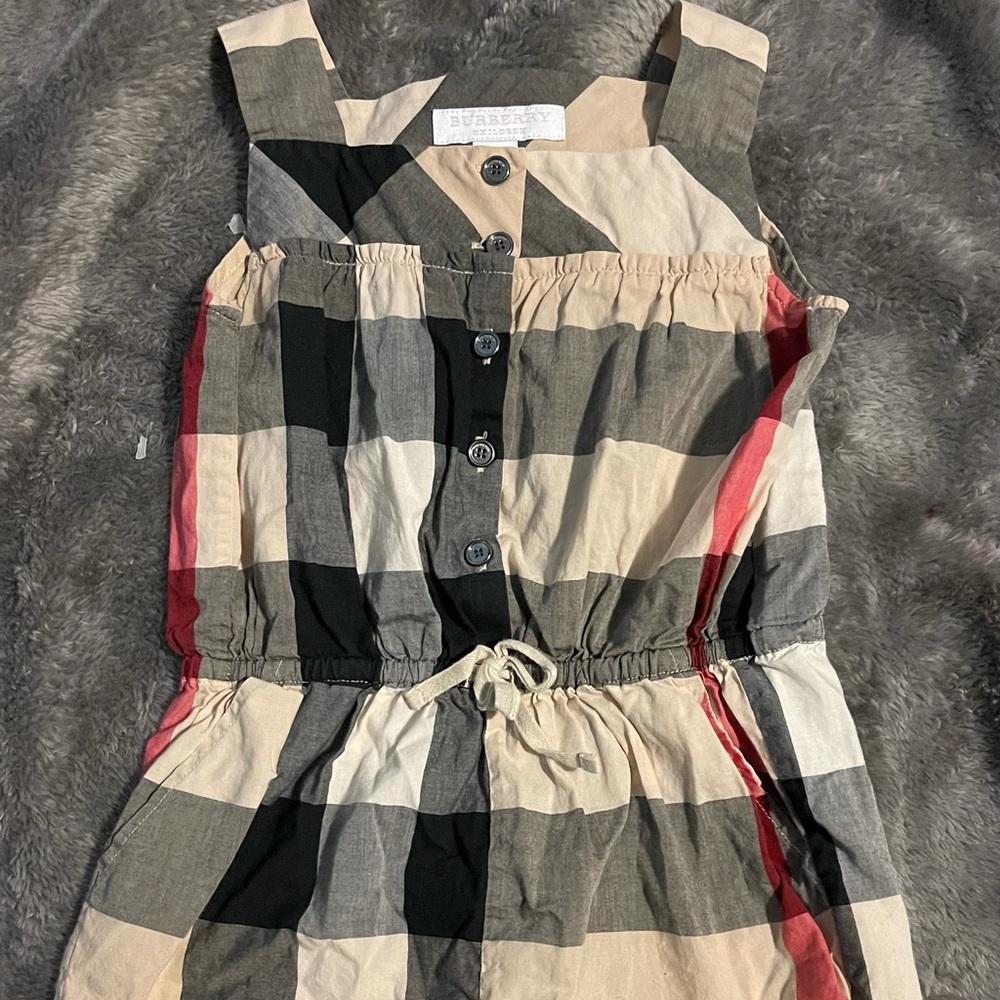 2Y GIRLS BURBERRY ROMPER